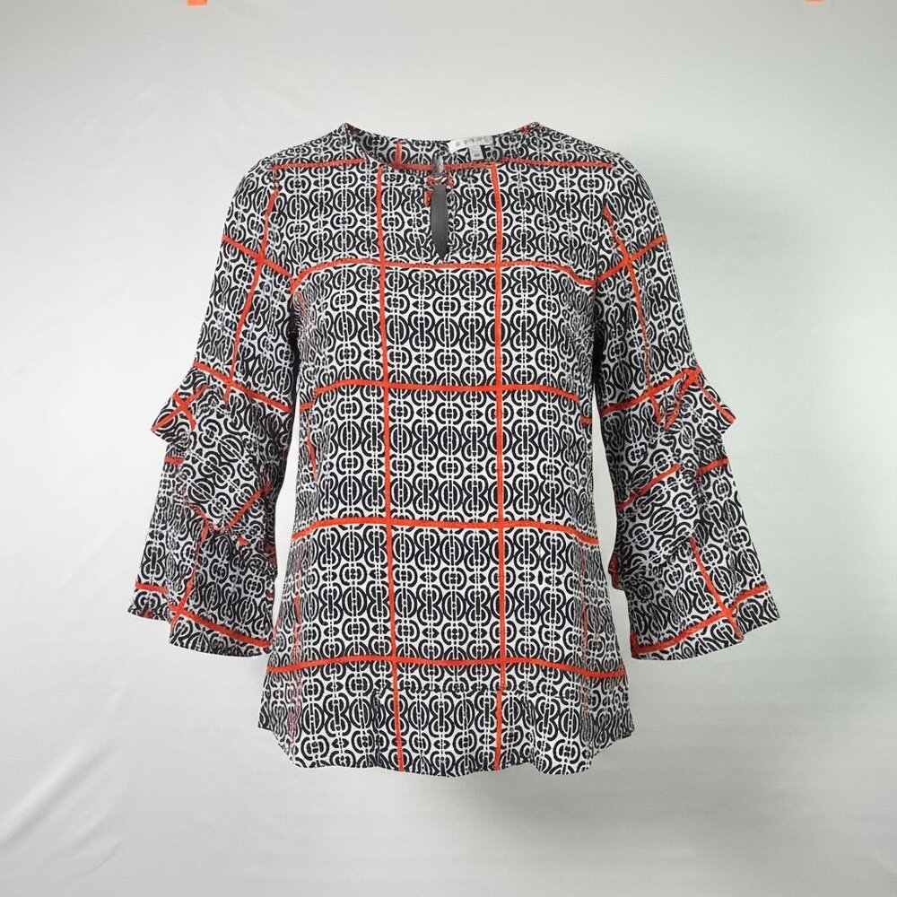 Chaus New York Women's Print Blouse - L